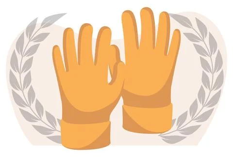 Gloves Concept Illustration Illustrazione stock