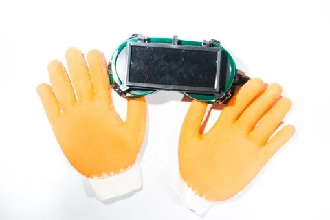 Gloves glasses Stock Photos