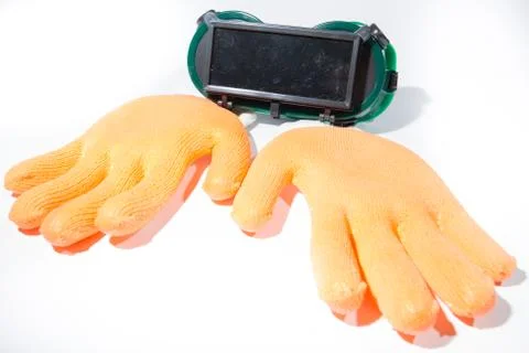 Gloves glasses Stock Photos