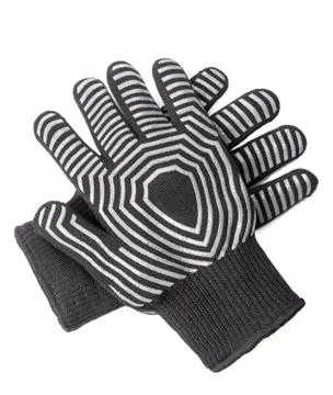 Gloves for grill Foto stock