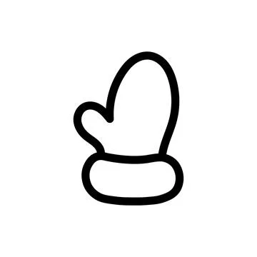 Gloves icon design template isolated illustration Stock Illustration