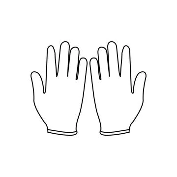 Gloves icon Stock Illustration