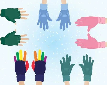 Gloves Stock Illustration