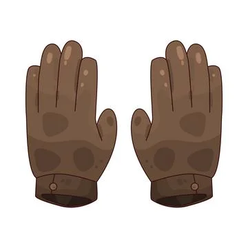 Gloves illustration Illustrazione stock