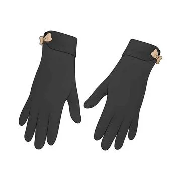 Gloves illustration Stock Illustration