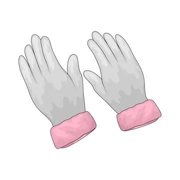 Gloves illustration Stock Illustration