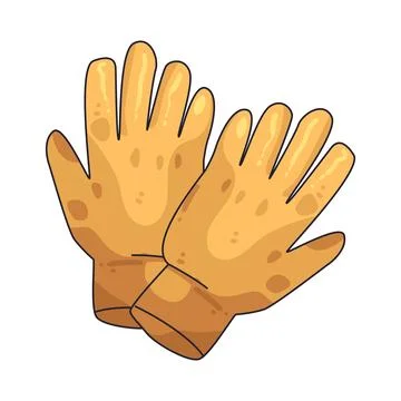 Gloves illustration Ilustração Stock