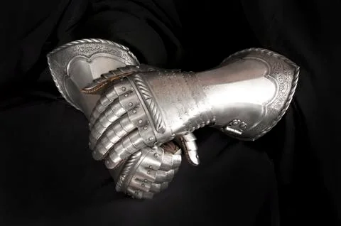 Gloves knight Stock Photos