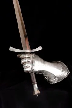Gloves knight Stock Photos