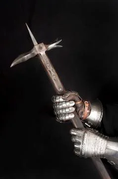 Gloves knight Stock Photos