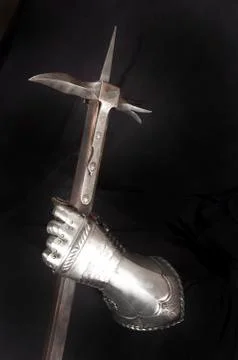 Gloves knight Stock Photos