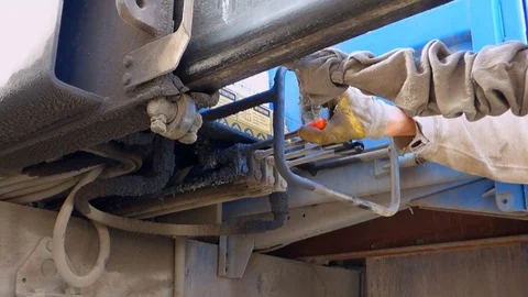 Gloves levers equipment Stock Footage 93735545