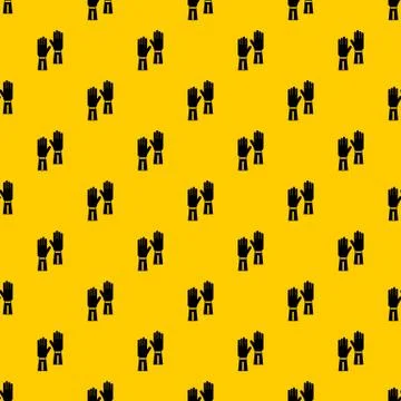 Gloves pattern vector Illustrazione stock