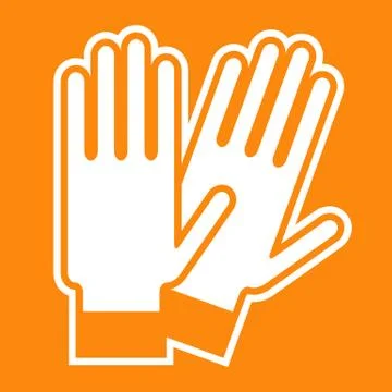 Gloves sign Stock Illustration