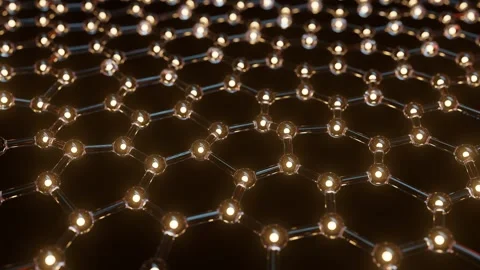 Gloving Graphite Structure Wiggle Looped 4K.mp4 Stock Footage 348522799