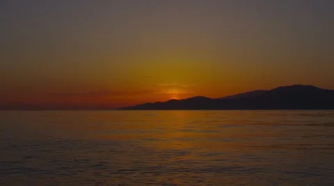 The Glow after a Sunset Stock Footage 50564507
