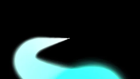 Glow animation on a black backdrop creating a cool lighting effect Stock Footage 340538023