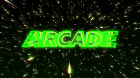 Glow Arcade Titles Stock After Effects