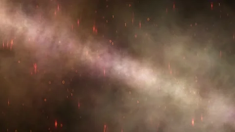 Glow binary numbers movement space background 動画素材 229615877