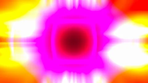 Glow of a blurry colored radiance from a square shape, 3d rendering, computer Stock Footage 114540114