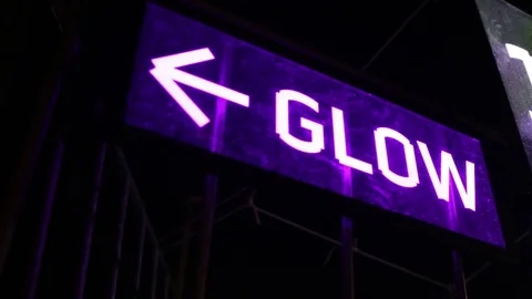 Glow Bord Stock Footage 82613654