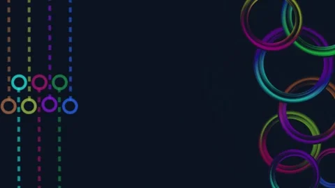 Glow Circle Motion Background 4K V2 Stock Footage 319824380