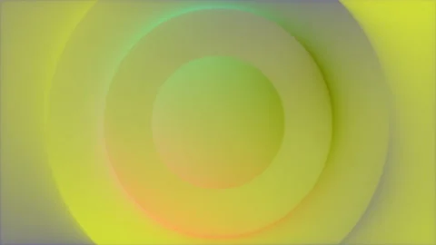 Glow Circle Shape Spectrum Color Gradient Moving Trendy Sphere Loop Background Stock Footage 130614562
