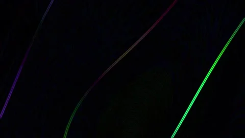 Glow color strip pattern in dark background Stock Footage 201330490