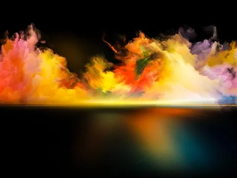 Glow of Colors Stock Illustration