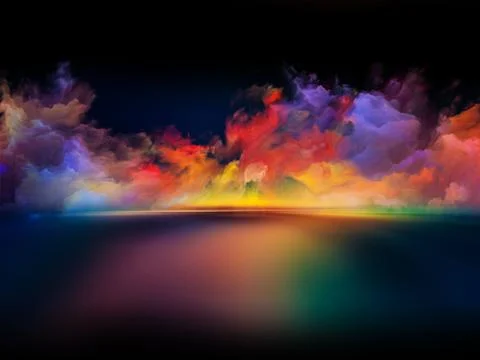 Glow of Colors Stock Illustration
