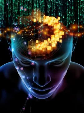 Glow of Consciousness Stock Illustration