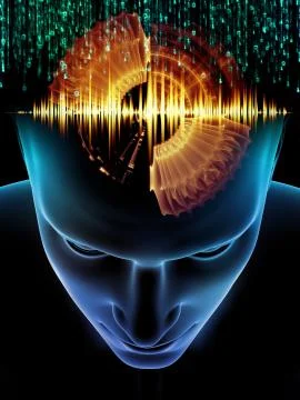 Glow of Consciousness 스톡 일러스트