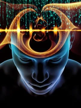 Glow of Consciousness Stock Illustration