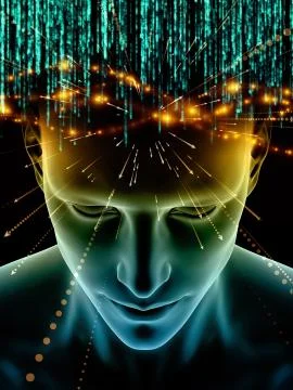 Glow of Consciousness Stockillustratie