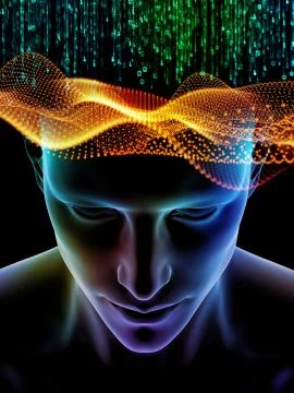 Glow of Consciousness Illustrazione stock