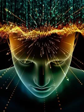 Glow of Consciousness 库存插图