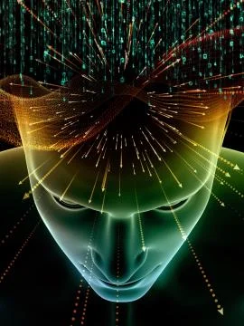 Glow of Consciousness 스톡 일러스트