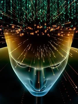 Glow of Consciousness 스톡 일러스트