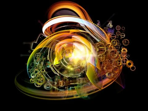 Glow of Design Element Stock Illustration