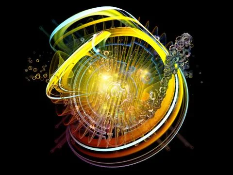Glow of Design Element Illustrazione stock