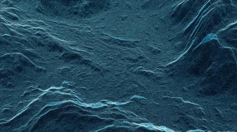 Glow digital landscape. Technology Concept 스톡 일러스트