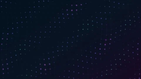 Glow dots and lines form a wave pattern backdrop Stock Footage 337234923
