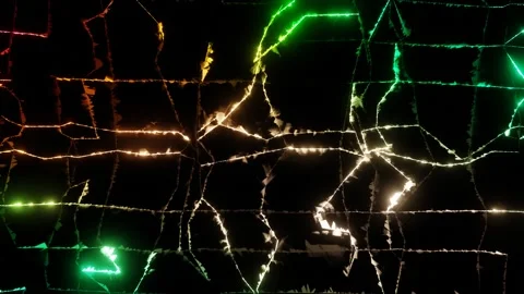 Glow effect transition. Abstract festive VJ neon HD background. Stock Footage 164782814