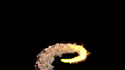 Glow fire particle trail effect circle animation Vídeos de archivo 147259465