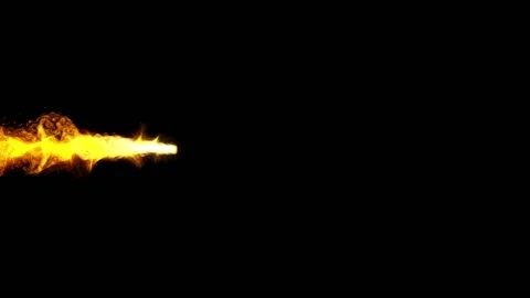 Glow fire particle trail effect animation Stock Footage 147259485