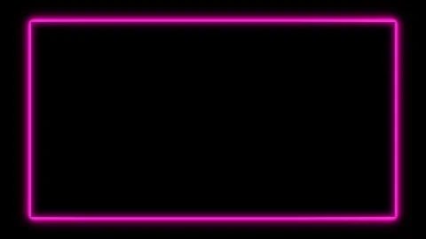 Glow frame changes colors. Multicolor neon LED frame. Stock Footage 120895975