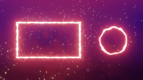 Glow Gaming End Screen Card. Neon Gamer Outro. Toxic Colors. Stock Footage 246996470