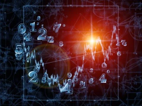 Glow of Geometry Stock Illustration