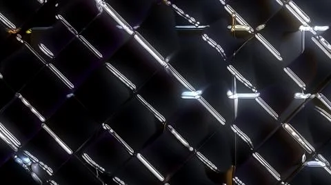 Glow glass elements Stock Illustration