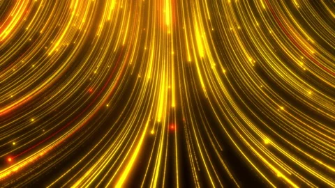 Glow gold line light trail running background. Stock Footage 201477488